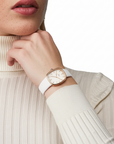 WWOOR Luna® Leather Strap Quartz Watch