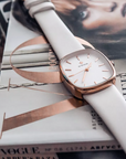 WWOOR Luna® Leather Strap Quartz Watch