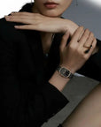 WWOOR Luna® Leather Strap Quartz Watch