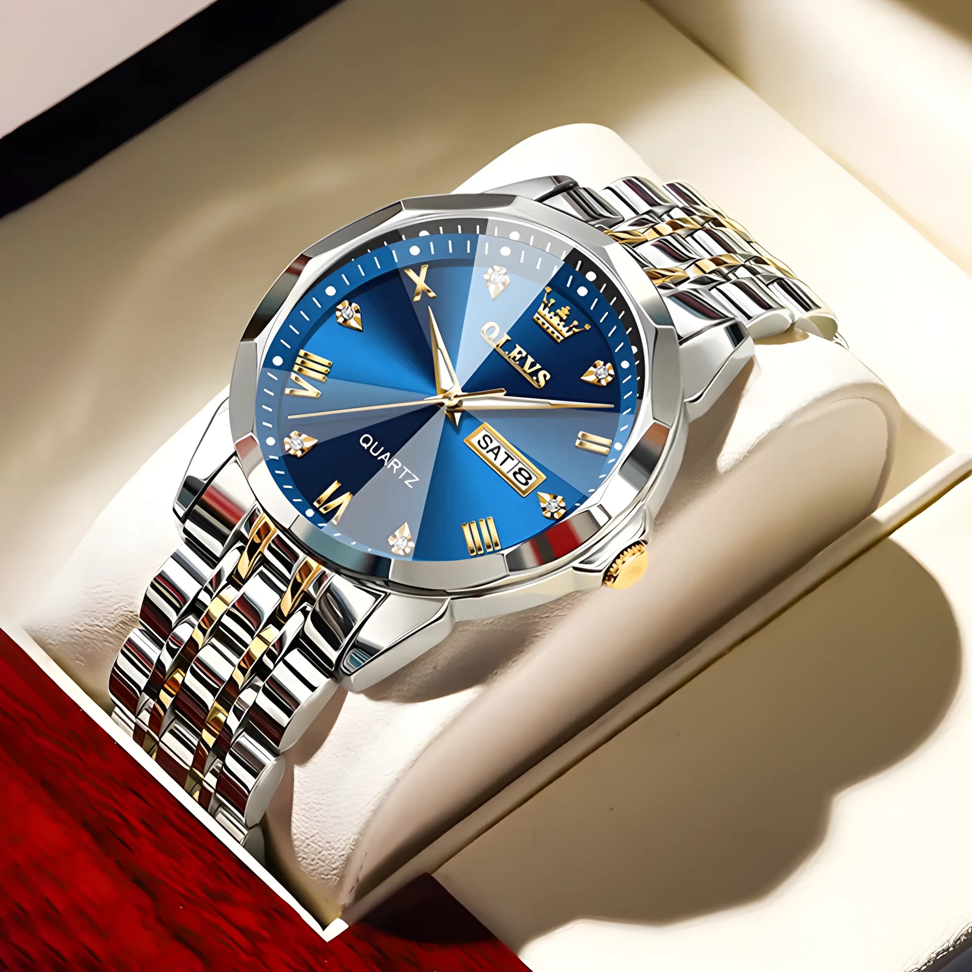 OLEVS Imperio® Stainless Steel Quartz Watch