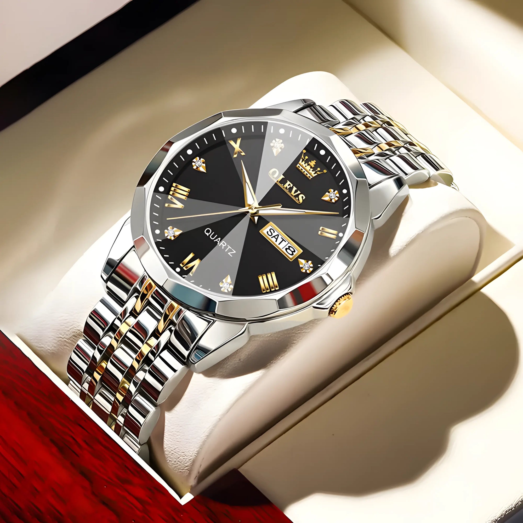 OLEVS Imperio® Stainless Steel Quartz Watch