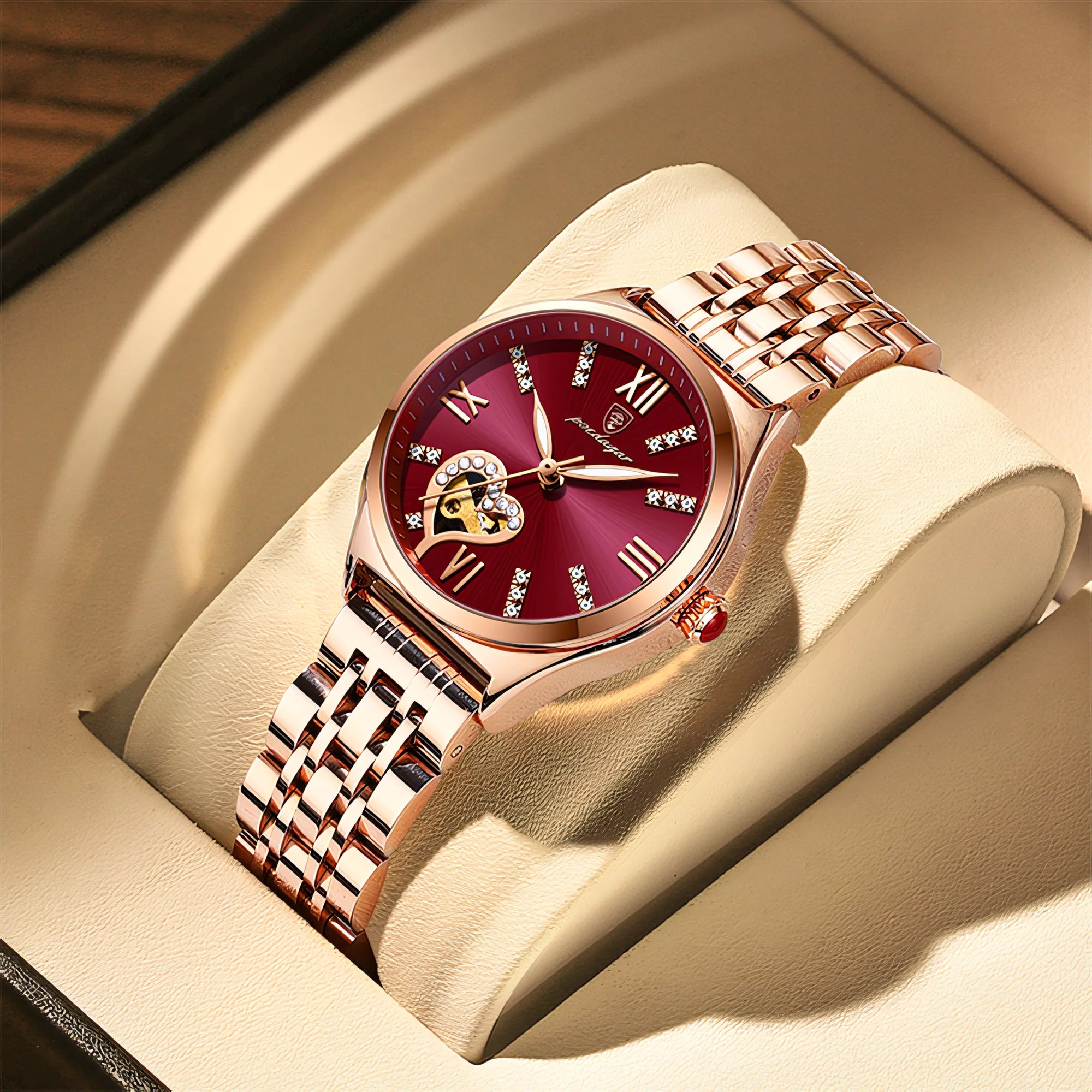 POEDAGAR Elan® Stainless Steel Quartz Watch