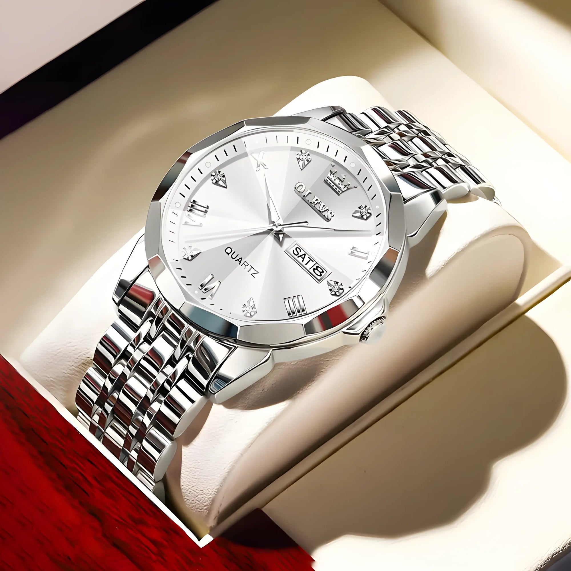 OLEVS Imperio® Stainless Steel Quartz Watch