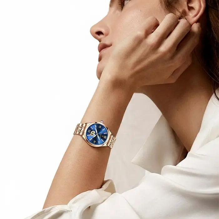 POEDAGAR Elan® Stainless Steel Quartz Watch