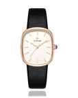 WWOOR Luna® Leather Strap Quartz Watch