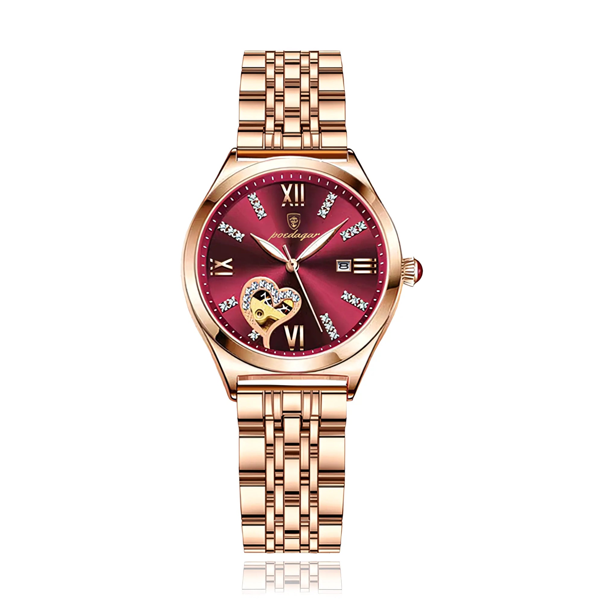 POEDAGAR Elan® Stainless Steel Quartz Watch