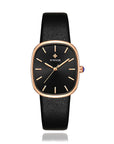 WWOOR Luna® Leather Strap Quartz Watch