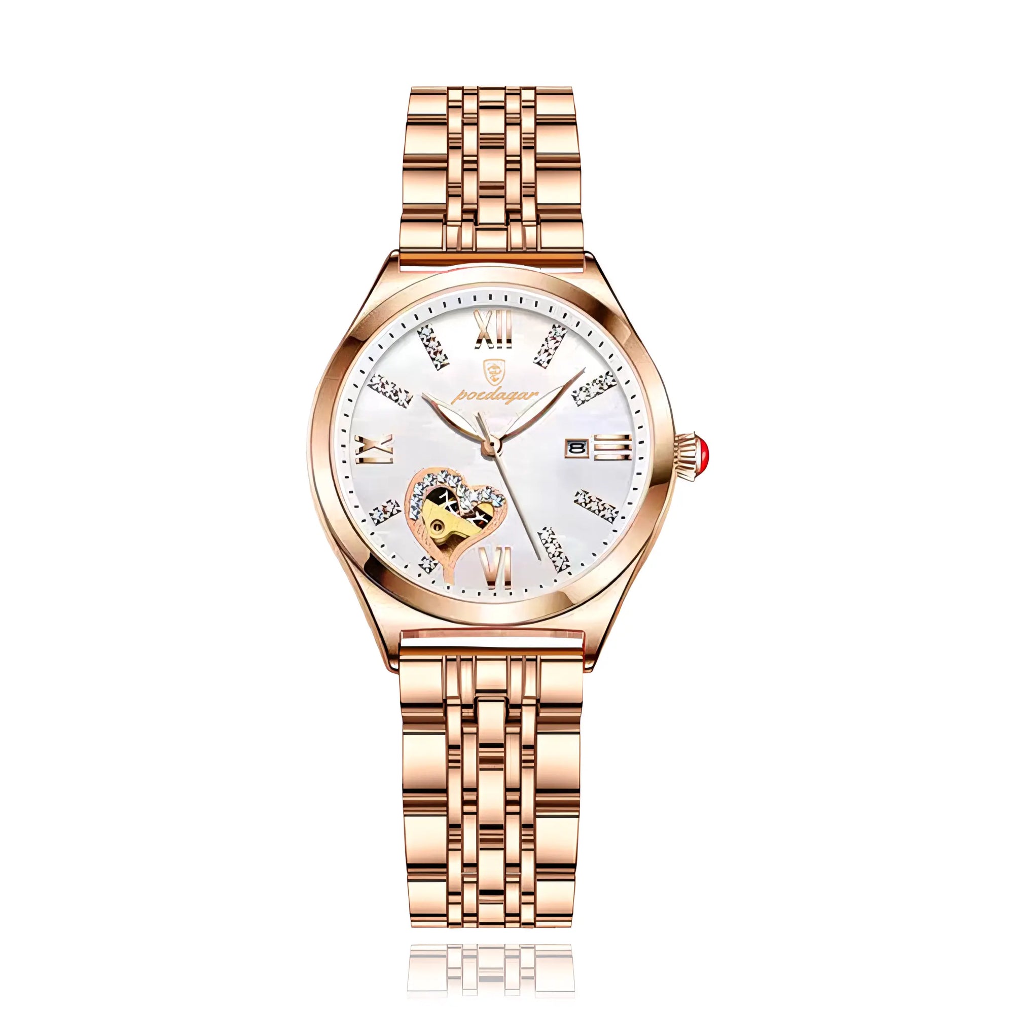 POEDAGAR Elan® Stainless Steel Quartz Watch