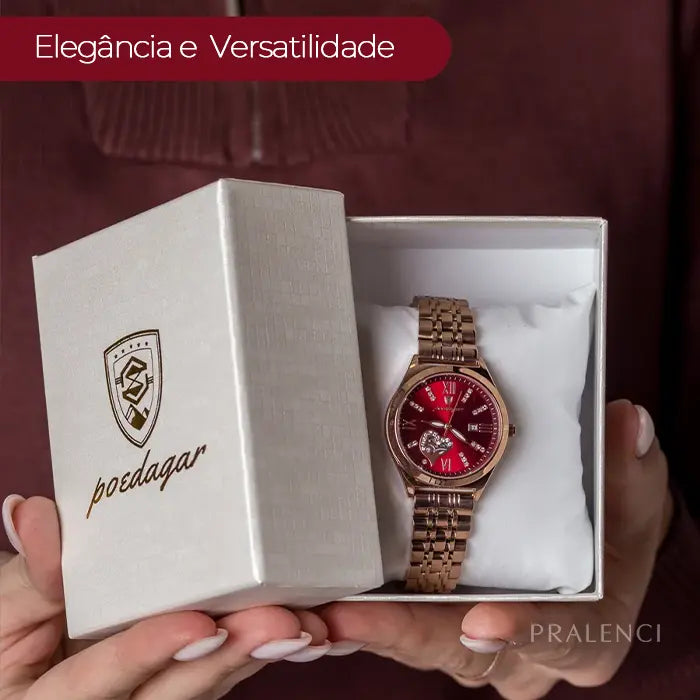 POEDAGAR Elan® Stainless Steel Quartz Watch