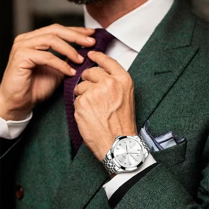 OLEVS Imperio® Stainless Steel Quartz Watch