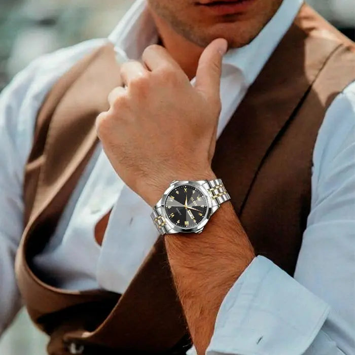 OLEVS Imperio® Stainless Steel Quartz Watch